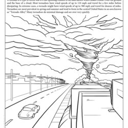 Exceptional Tornado Coloring Pages For Kids Inside Page