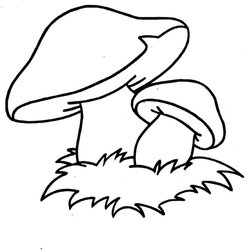Coloring Pages Mushroom Page For Kids