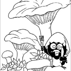 Spiffing Free Mushroom Drawing To Print And Color Mushrooms Kids Coloring Pages Children For