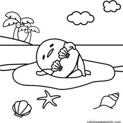 Capital Go Coloring Page Free Printable Pages On The Beach