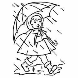 Very Good Free Printable Rainy Day Coloring Pages For Toddlers