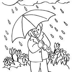 The Highest Standard Rainy Day Coloring Pages Free
