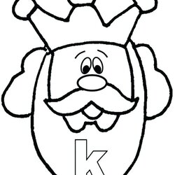 Excellent Letter Coloring Page At Free Printable King Pages Color Word Lower Colouring Alphabet Case Kids