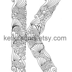 The Highest Quality Letter Coloring Page Instant Download Alphabet