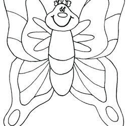 Champion Coloring Pages At Free Printable Butterfly Preschool Sheets Kids Color Butterflies Colouring Cartoon