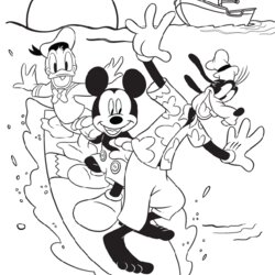 Superior Disney Mickey Mouse And Friends Crayola Coloring Pages Print