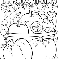 Cool Thanksgiving Coloring Pages For Kids