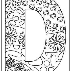 Fantastic The Letter Coloring Pages