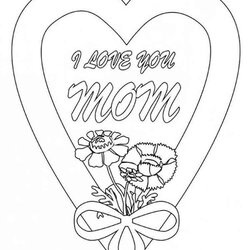 Worthy Happy Birthday Mom Coloring Pages