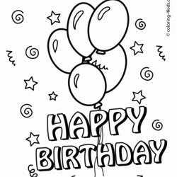 Happy Birthday Mom Coloring Page Cake Pages