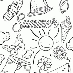 Fantastic Free Printable Summer Coloring Pages Print Essentials