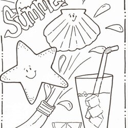 Superb Summer Coloring Pages To Download And Print For Free