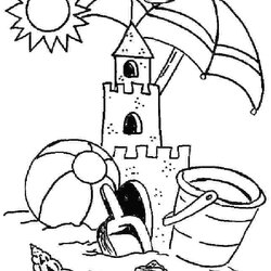 Marvelous Summer Coloring Pages To Print At Free Printable Color Sheets