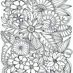 Spiffing Stress Relief Coloring Pages Printable At Free Adults Adult Book Markers Flowers Beautiful Mandala