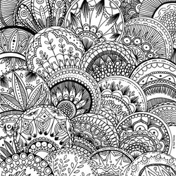 Out Of This World Stress Relief Coloring Pages To Print Mandalas Mental