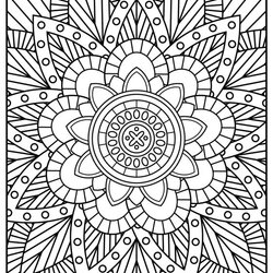 Perfect Stress Relief Coloring Pages Free