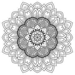 Free Stress Relief Coloring Arts Pages Relaxing Therapy Relaxation Drawing Printable Mandala Adults Book