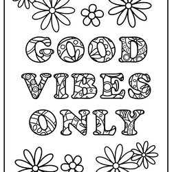 Stress Relief Coloring Pages Updated Vibes