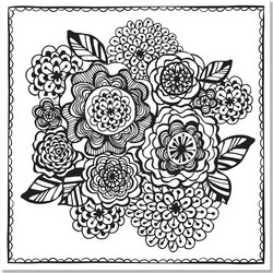 Smashing Stress Relief Coloring Pages For Adults At Free Relieving Printable Mexican Folk Adult Thick Designs