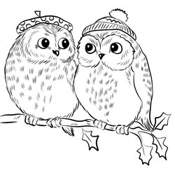 Sterling Cute Owl Coloring Pages Printable