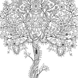 Worthy Trees Coloring Books Pages Scaled