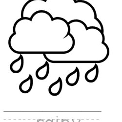 Legit Rainy Day Coloring Pages Free Home Popular