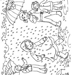Swell Free Rainy Day Coloring Pages Download