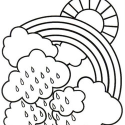 The Highest Quality Free Printable Rainy Day Coloring Pages Weather Rain Cloudy Days Make Drawing Colouring