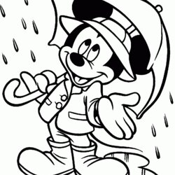 High Quality Rainy Day Coloring Pages Free Home Rain Preschoolers Popular
