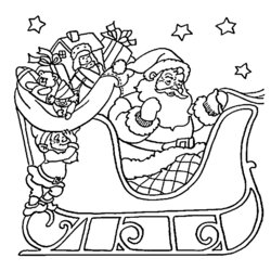 Outstanding Coloring Page And Santa Reindeer Home