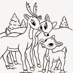 Great The Holiday Site Santa Reindeer Coloring Pages Christmas
