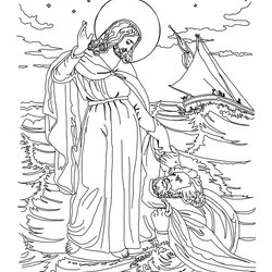 Brilliant Free Printable Bible Coloring Pages For Kids Jesus Of The