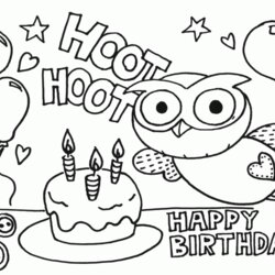 Terrific Happy Birthday Mom Printable Coloring Pages Home Popular