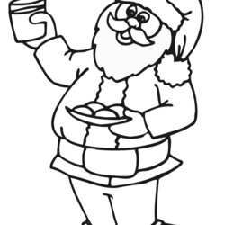 Tremendous Free Printable Santa Claus Coloring Pages For Kids