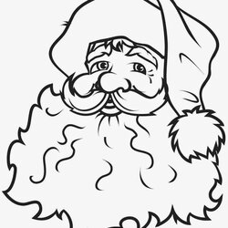 Capital Coloring Pages Santa Claus Free And Printable Outline Christmas Drawing Colouring Print Kids Cartoon