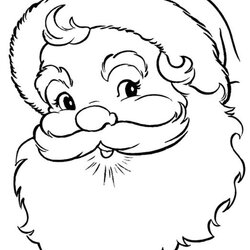 Magnificent Free Printable Santa Coloring Pages For Kids