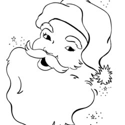 Santa Coloring Pages Best For Kids
