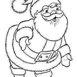 Super Free Printable Santa Coloring Pages For Kids Mos