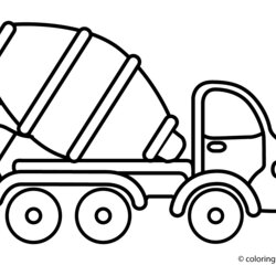 Tremendous Printable Dump Truck Coloring Pages World Holiday