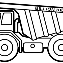 Swell Printable Dump Truck Coloring Pages Word Searches