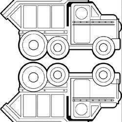 Wonderful Dump Truck Coloring Page Book Pages Printable Fire Trucks Advertisement Comment First