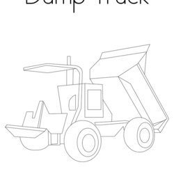 Exceptional Free Printable Dump Truck Coloring Pages For Kids Construction Lifted Trucks Color Comments