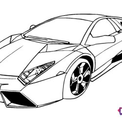 Smashing Free Download And Printable Super Car Coloring Page Kids For