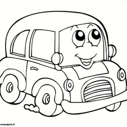 Matchless Coloring Cars For Kids Car Pages Color Print Children