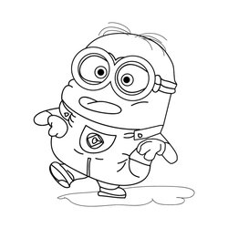Marvelous Minions Coloring Pages Printable