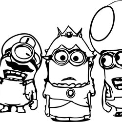 Smashing Minion Coloring Pages Best For Kids Minions