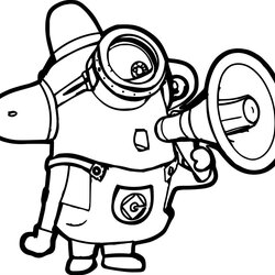 Brilliant Minion Coloring Pages Best For Kids Minions Free