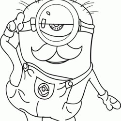 Superior Lots Of Minions Coloring Pages Home Minion Popular