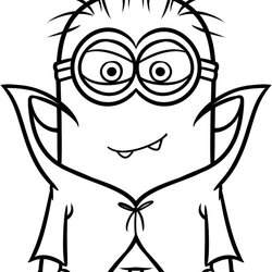 Superb Inspiration Photo Of Minions Coloring Pages Color Minion