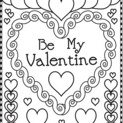 Marvelous Day Coloring Pages Minnesota Miranda Valentine Valentines Printable Color Sheets Print Click